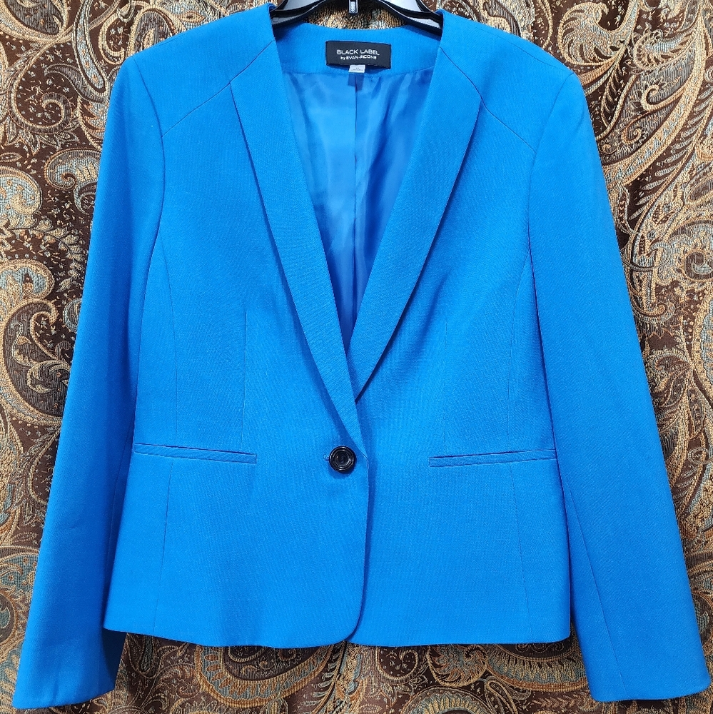 Blue "Black Label by Even-Picone" Blazer
